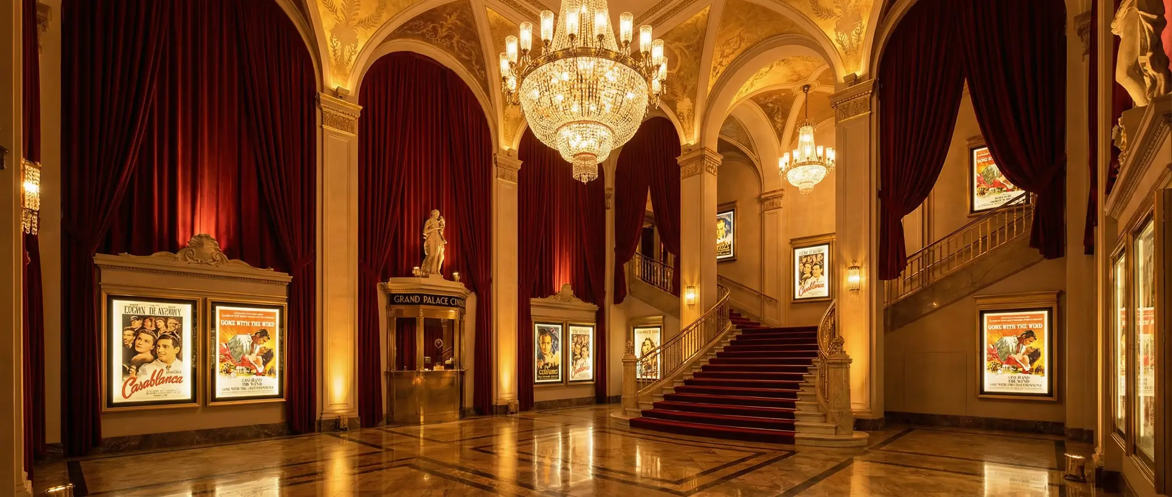 狠狠撸 豪华电影院大厅